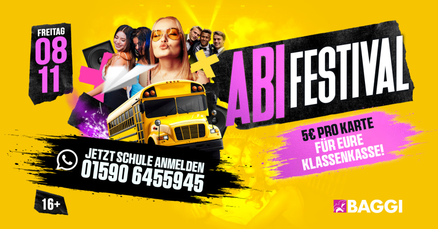 ABI FESTIVAL - JETZT SCHULE ANMELDEN!