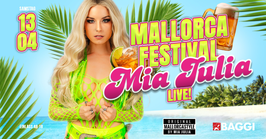 MALLORCA FESTIVAL - MIA JULIA LIVE! 🎉🌴